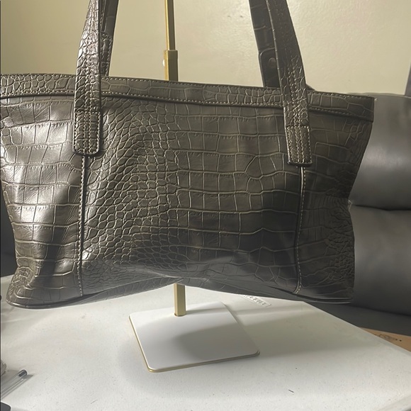 Nine West Croc-Embossed Tote Bag - Picture 3 of 7